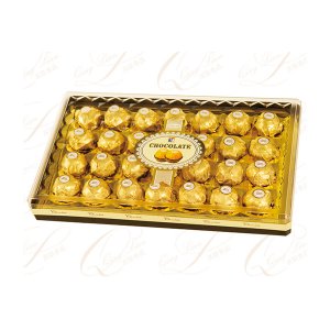 慶聯(lián)鉆石方形巧克力28粒禮盒裝