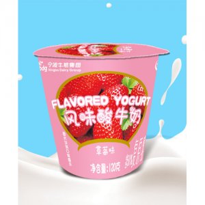 涌優120g 草莓風味酸牛奶