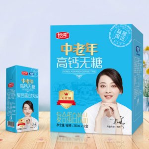 妙純中老年高鈣無糖復合蛋白飲料250ml