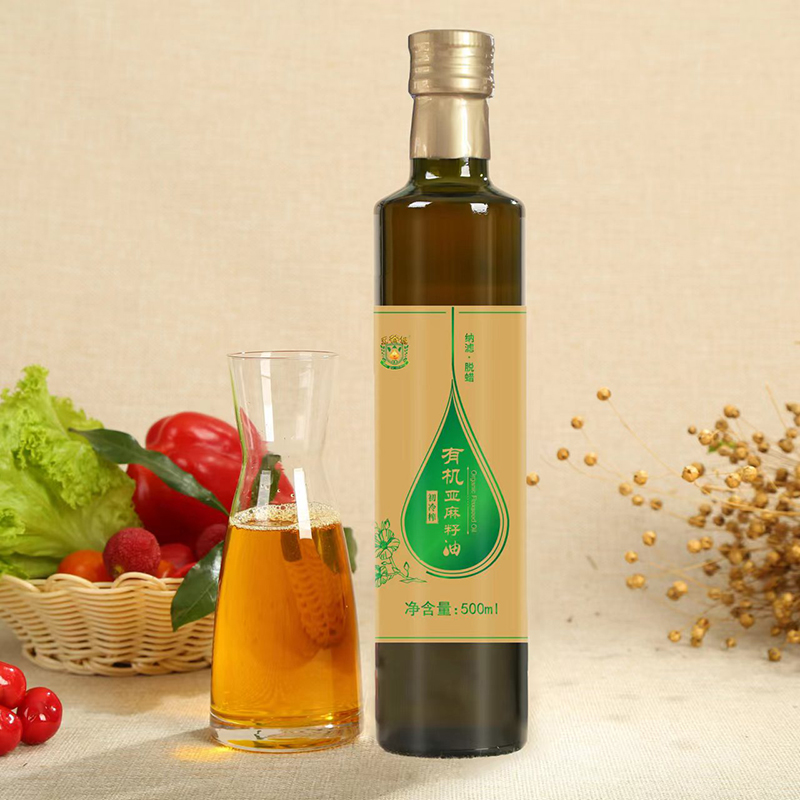 冷榨有機亞麻籽油代加工-合作形式多樣-免費全程策劃