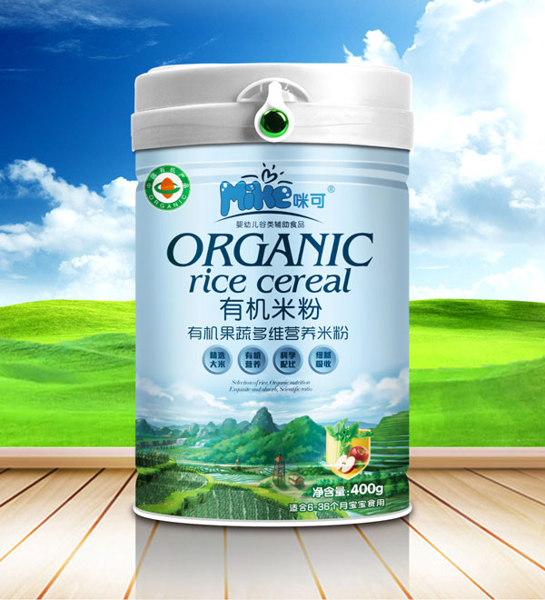 有機(jī)營(yíng)養(yǎng)米粉桶裝OEM/ODM貼牌代加工
