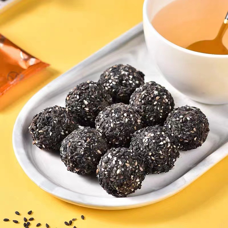 爆漿麻薯黑芝麻oem貼牌代加工,源頭供貨實力廠家