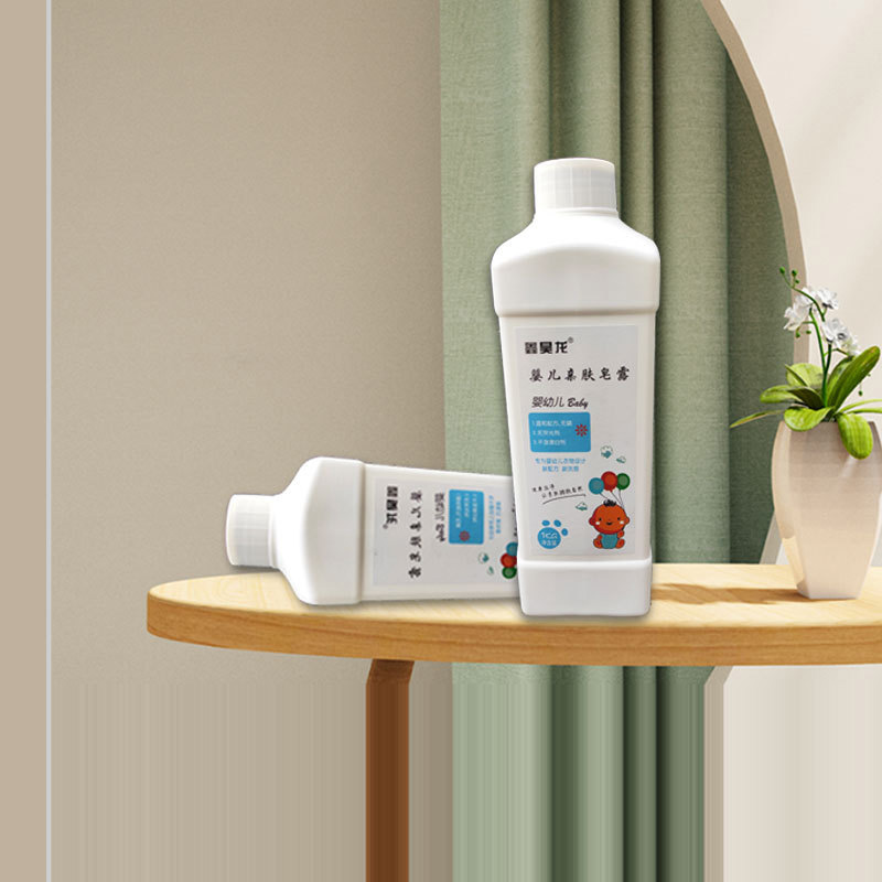 柔順護衣嬰幼兒親膚皂露 母嬰可用易洗易漂1千克嬰兒皂露批發(fā).jpg