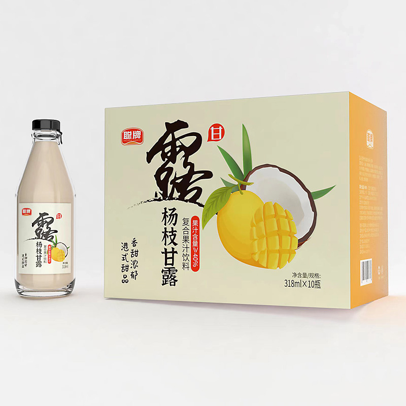 楊枝甘露果汁飲料玻璃瓶.jpg
