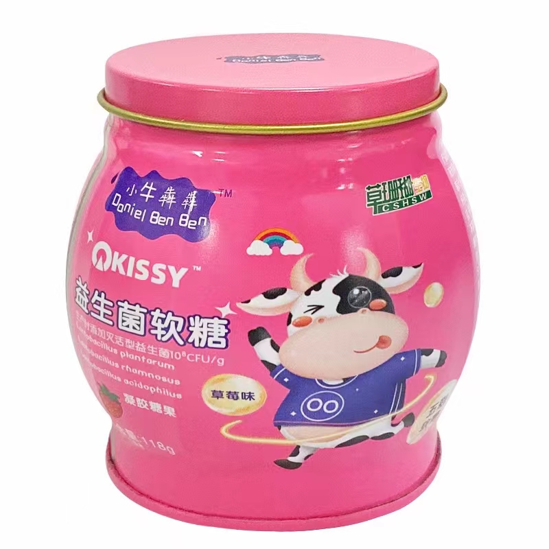 益生菌軟糖草莓味OEM貼牌,源頭廠家產(chǎn)品豐富，可獨(dú)立定制