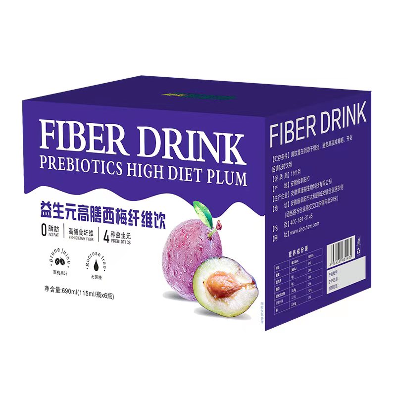 益生元高膳西梅纖維飲代加工OEM代工-研發生產一站式服務