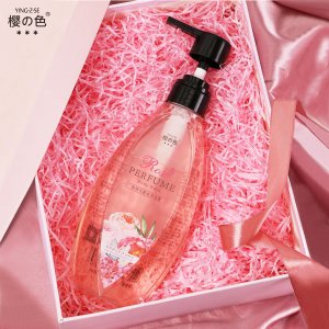 櫻色玫瑰花香水沐浴露代加工貼牌OEM/ODM