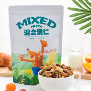 甄食純良孕婦兒童混合堅果500克包裝貼牌可OEM/ODM代工