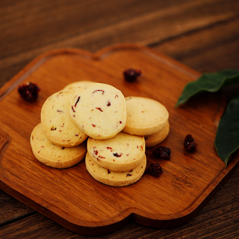 蔓越莓味曲奇餅干牌定制代加工
