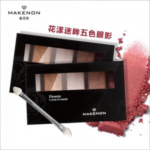 MAKENON麥克儂花漾迷眸五色眼影OEM代加工