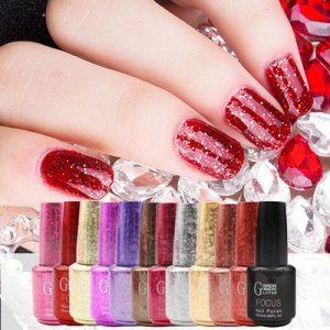 冰裂紋閃粉甲油貼牌OEM/ODM