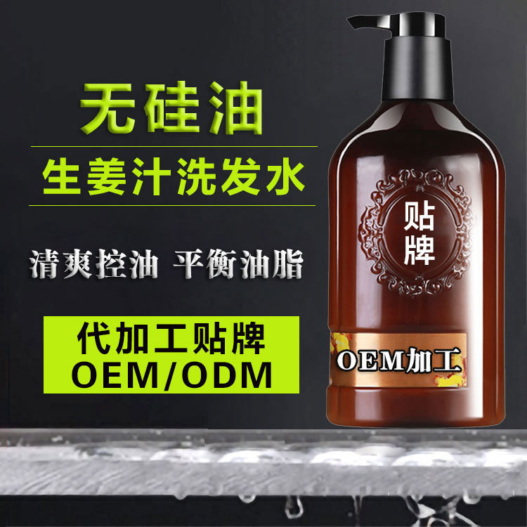 無硅油生姜汁洗發水貼牌定制代加工