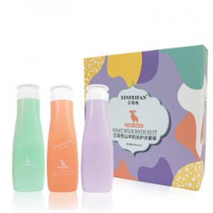 快手網(wǎng)紅芯菲梵山羊奶洗護(hù)沐套盒 OEM/ODM代加工