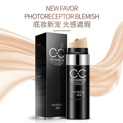 一枝春保濕補水細膩貼膚爆款氣墊cc霜 可OEM/ODM代工