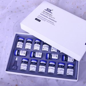 活性寡肽原液精華嫩膚修護凍干粉套盒貼牌定制代加工