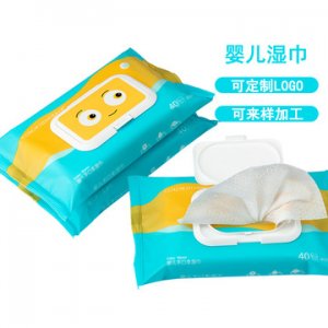 溫和柔軟袋裝嬰幼兒手口適用濕巾OEM代加工