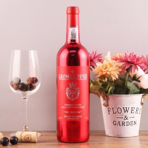 法國(guó)紅酒鎏金瓶15度OEM/ODM代加工