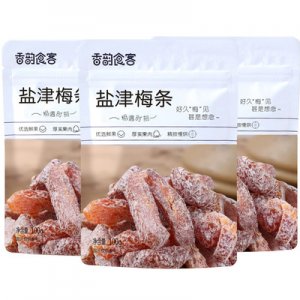 鹽津梅條100g無核話梅肉可OEM/ODM代工