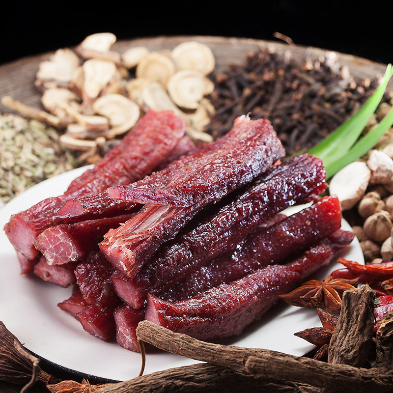 風干牛肉干 500g散裝OEM/ODM定制代加工