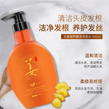 按壓式滋潤生姜洗發水500mlOEM代加工
