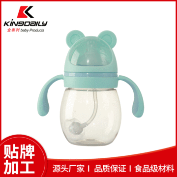 寬口徑小熊蓋子PPSU奶瓶可OEM/ODM代工