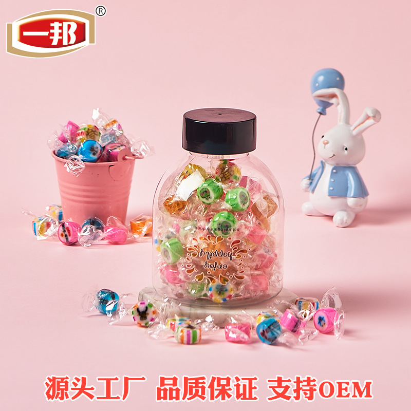 一邦網(wǎng)紅水果卡通動(dòng)物硬糖OEM/ODM定制代加工