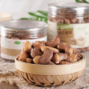 越南帶皮腰果鹽焗原味罐裝500g貼牌OEM/ODM