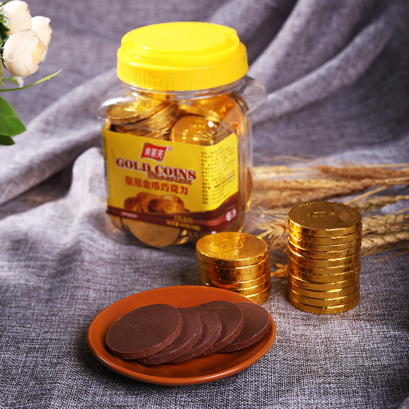 罐裝五毛金幣巧克力OEM/ODM定制代加工