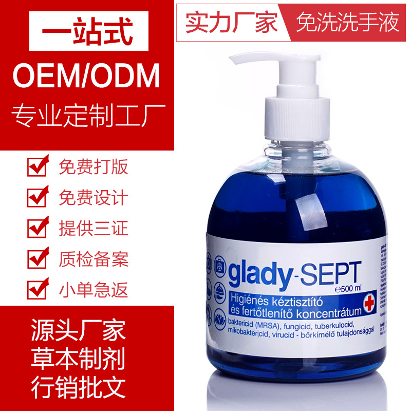 護手植物提取香型洗手液貼牌OEM/ODM