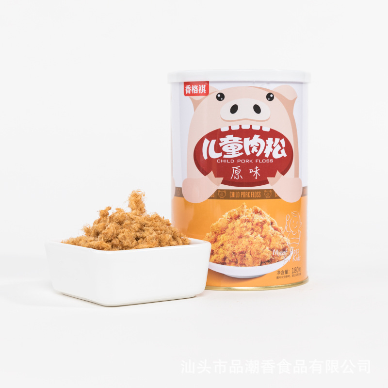 80g罐裝烘焙壽司原味豬肉松貼牌定制代加工