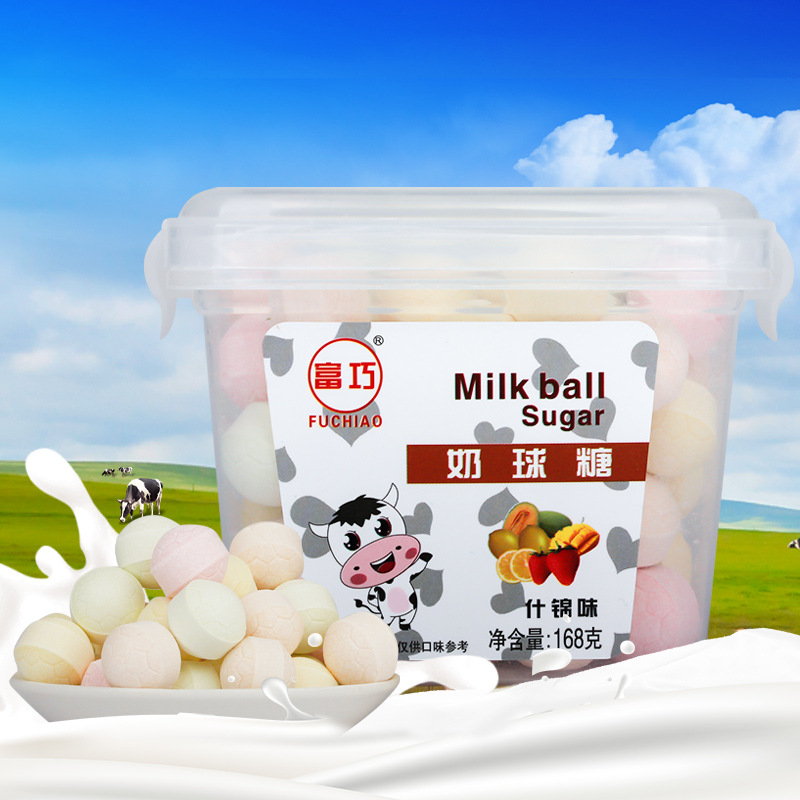 香濃干吃什錦味奶球糖168g貼牌OEM/ODM