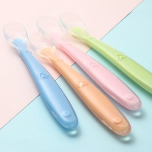 寶寶硅膠軟勺OEM代加工