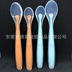 食品級全硅膠嬰兒勺子貼牌定制代加工