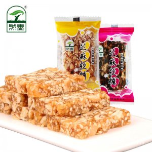 黑白芝麻花生軟糖500g可OEM/ODM代工