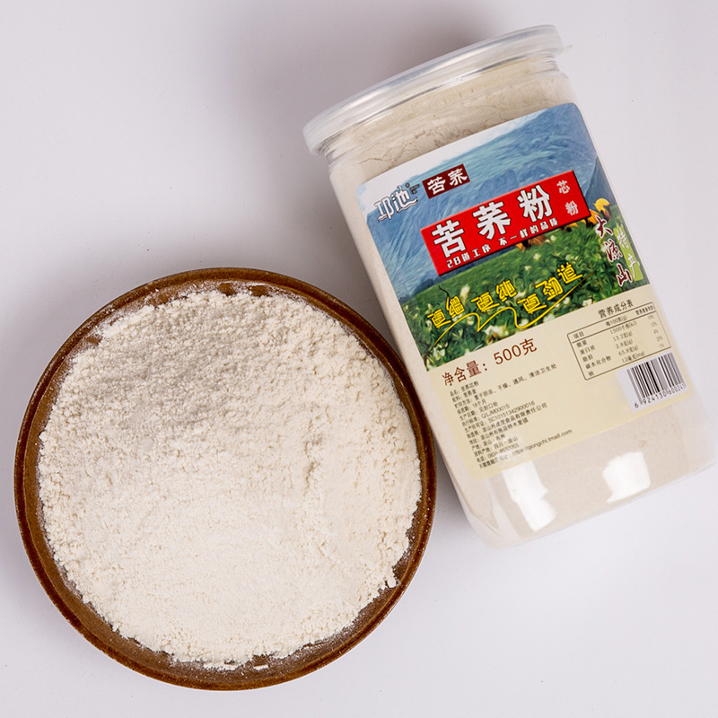 特產(chǎn)級(jí)苦蕎芯粉500g罐代加工貼牌OEM/ODM