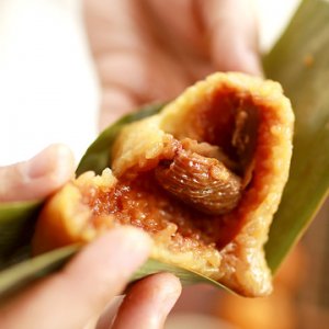 兒童紅豆粽烏米粽子定制代加工