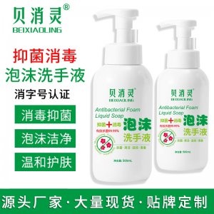 抑菌泡沫洗手液OEM/ODM定制代加工