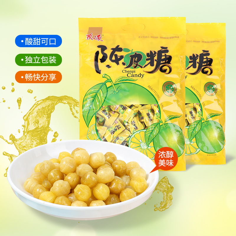茂通陳皮糖水果硬糖OEM/ODM