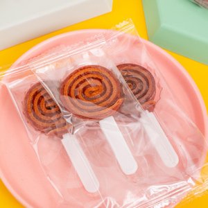 透明磨砂山楂棒棒糖可OEM/ODM代工