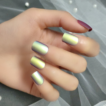 霧面炫彩短甲片可OEM/ODM代工