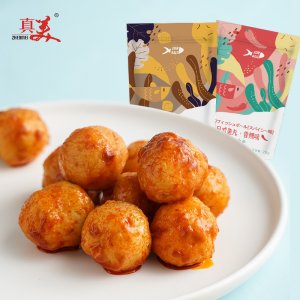 真美食品即食魚丸78g定制代加工
