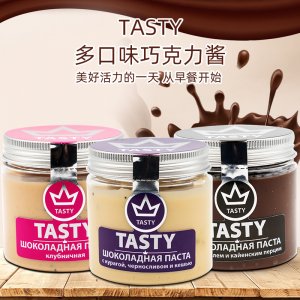 俄羅斯進口罐裝干果巧克力多種口味烘培早餐涂抹面包醬OEM/ODM代加工