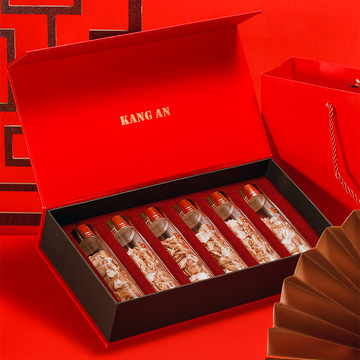 年貨西洋參禮盒裝順豐空運(yùn)初級(jí)農(nóng)產(chǎn)品分裝送禮軟質(zhì)切片花旗參貼牌定制代加工