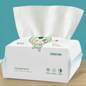 綠芮一次性洗臉巾水刺棉無紡布片工廠直供美容巾潔面上裝美容化妝貼牌定制代加工
