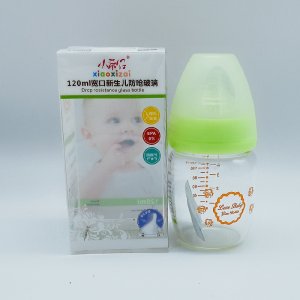 新生兒嬰兒寬口玻璃奶瓶OEM/ODM代加工
