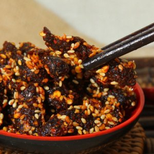 四川甘孜特產康巴情人干巴牛肉238克風干牛肉手撕牛肉休閑零食OEM代加工