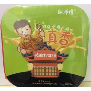 鴨血粉絲湯南京特產(chǎn)網(wǎng)紅小吃縱師傅自熱方便速食辦公室夜宵貼牌OEM/ODM