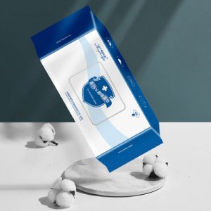 一次性酒精消毒濕巾批發40抽帶蓋清潔紙巾OEM貼牌代加工貼牌OEM/ODM