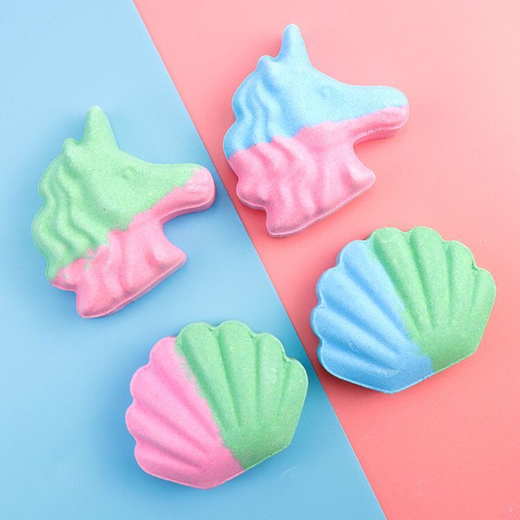 獨角獸爆炸鹽球 貼牌OEM/ODM