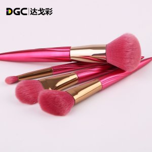 達戈彩 4支紅色化妝刷套裝OEM/ODM定制代加工
